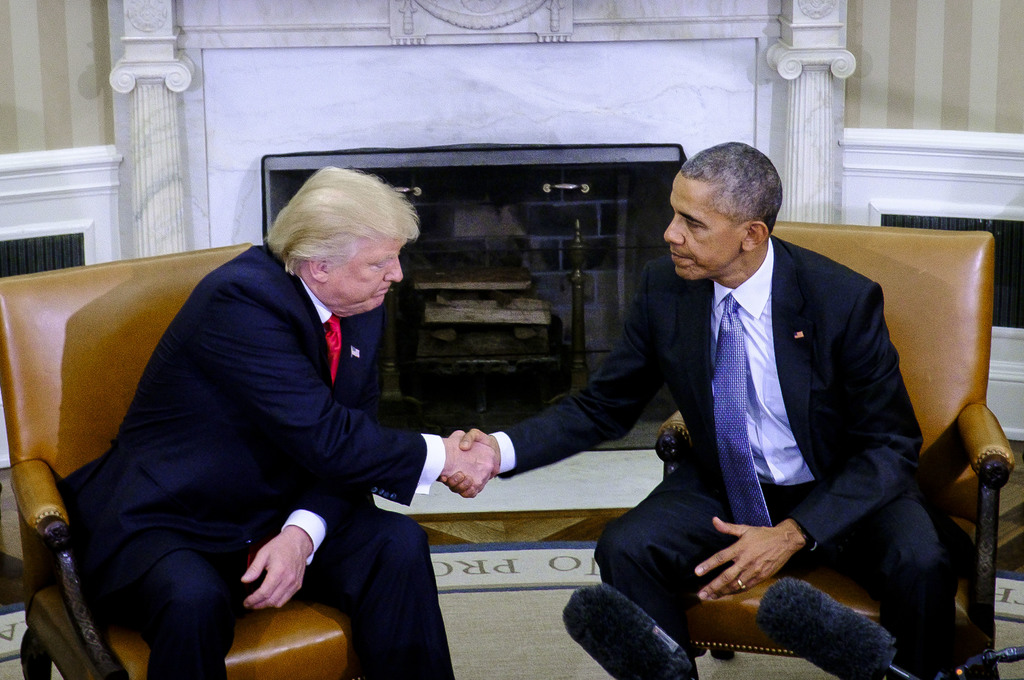 Elecciones EEUU 2016: Fotogalería: la reunión de Trump y Obama, en ...