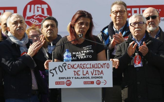 CCOO y UGT exigen en la calle soluciones a la pobreza y precariedad laboral