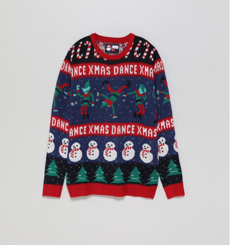 sueter navideño pull and bear