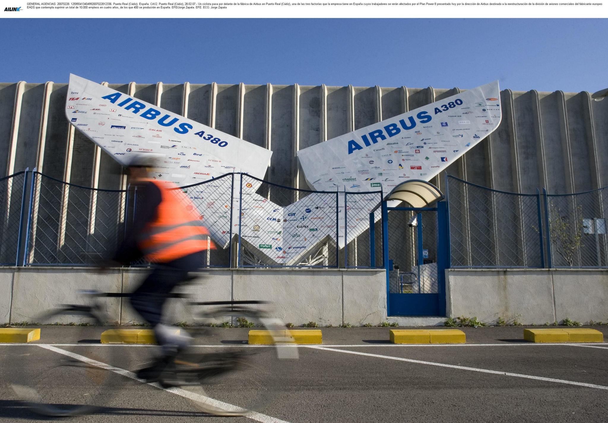 F&aacute;brica de Airbus en C&aacute;diz.