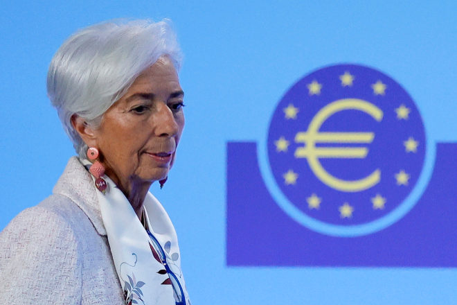 La presidenta del Banco Central Europeo (BCE), Christine Lagarde.
