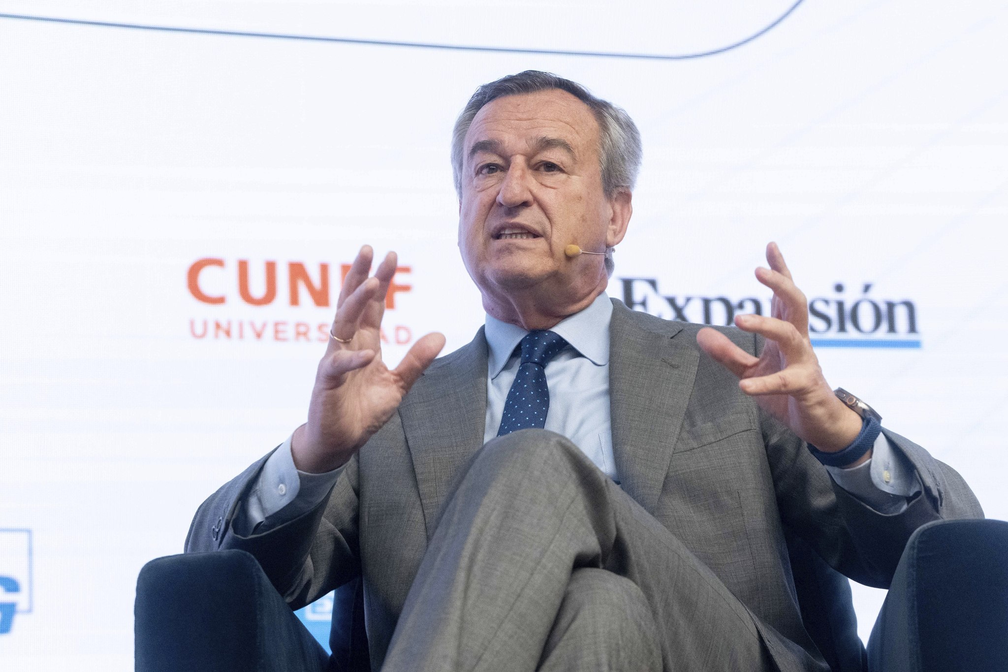 El consejero delegado de Banco Sabadell, César González-Bueno, en el XVI Encuentro Financiero EXPANSIÓN-KPMG.