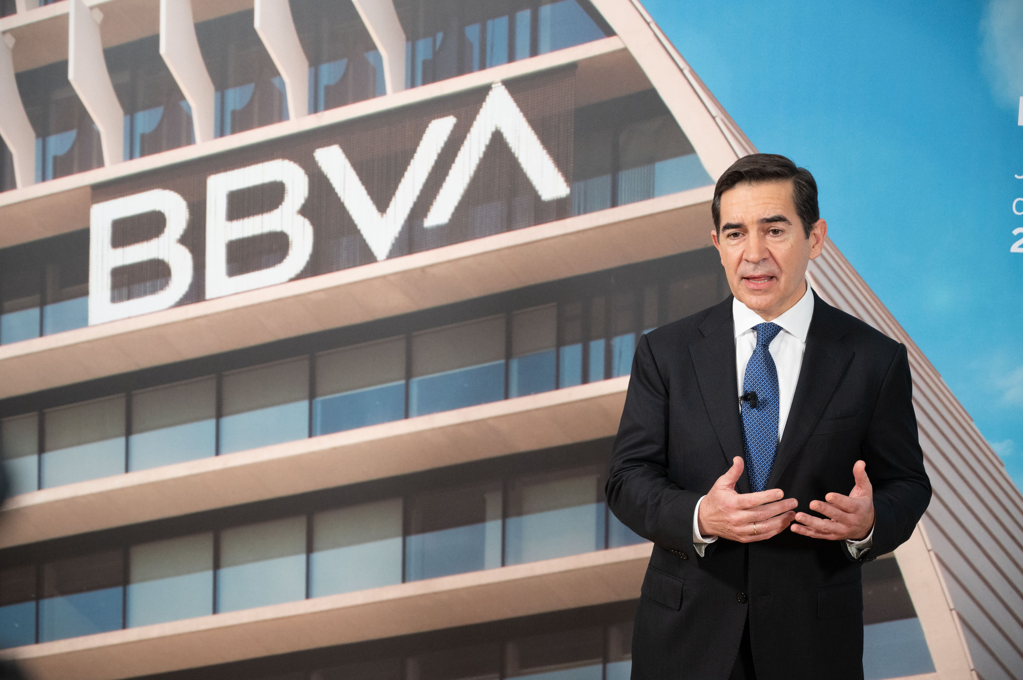 El presidente de BBVA, Carlos Torres.
