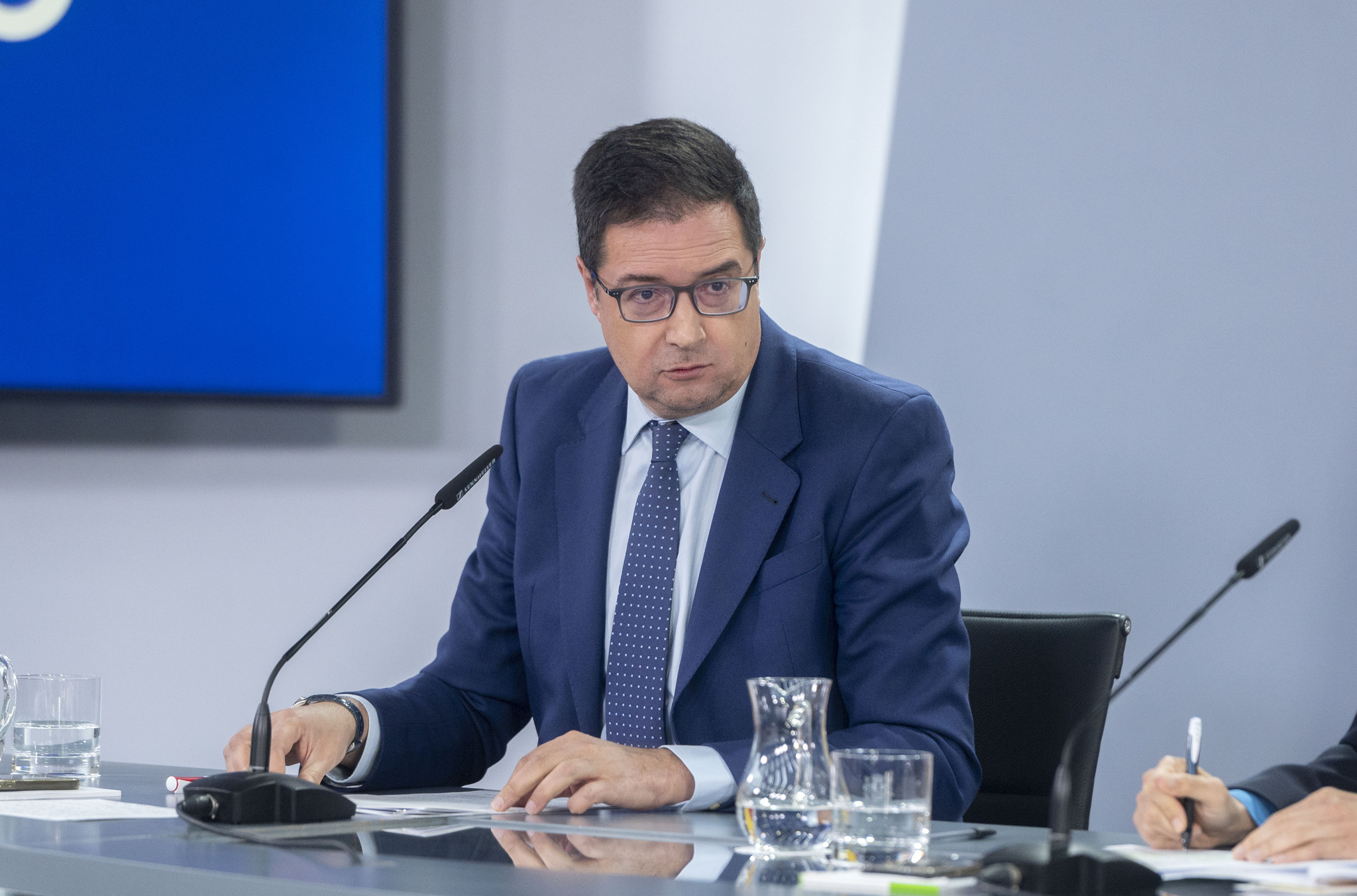El ministro de Transformaci&oacute;n Digital y Funci&oacute;n P&uacute;blica, &Oacute;scar L&oacute;pez.