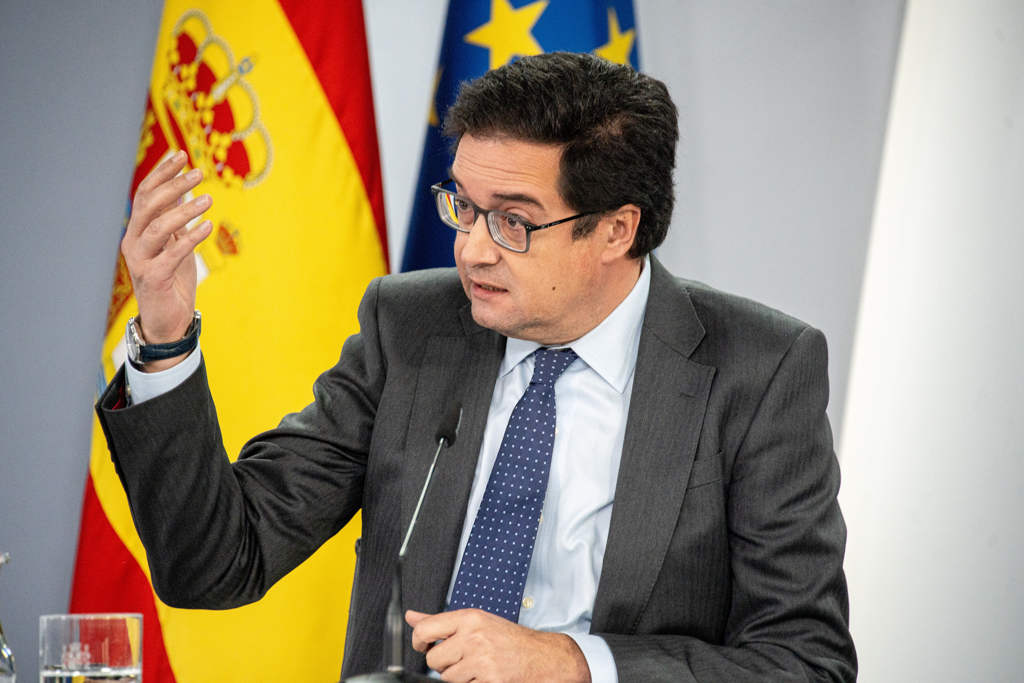 El ministro de Funci&oacute;n P&uacute;blica y Transformaci&oacute;n Digital, &Oacute;scar L&oacute;pez.