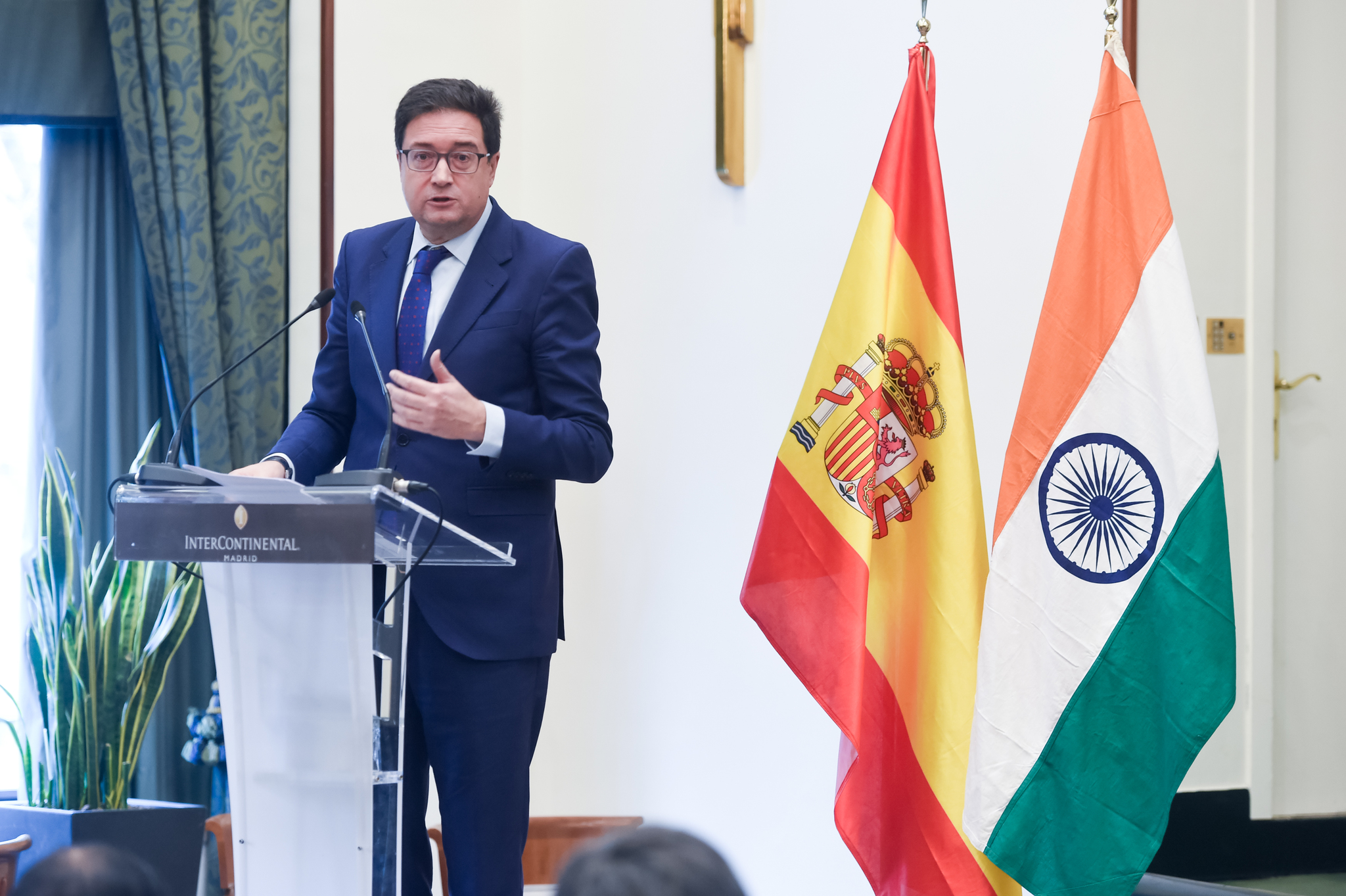 El ministro para la Transformaci&oacute;n Digital y de la Funci&oacute;n P&uacute;blica, &Oacute;scar L&oacute;pez, ayer en Madrid.