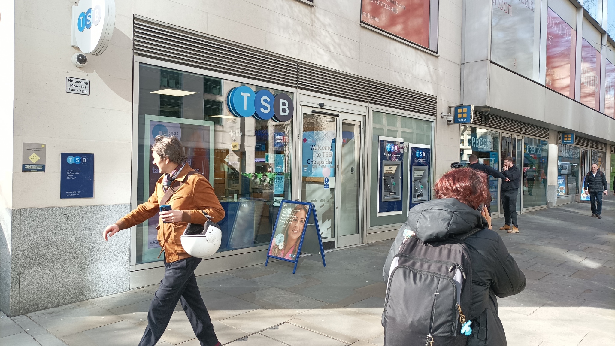 Una de las 175 sucursales de TSB en Reino Unido.