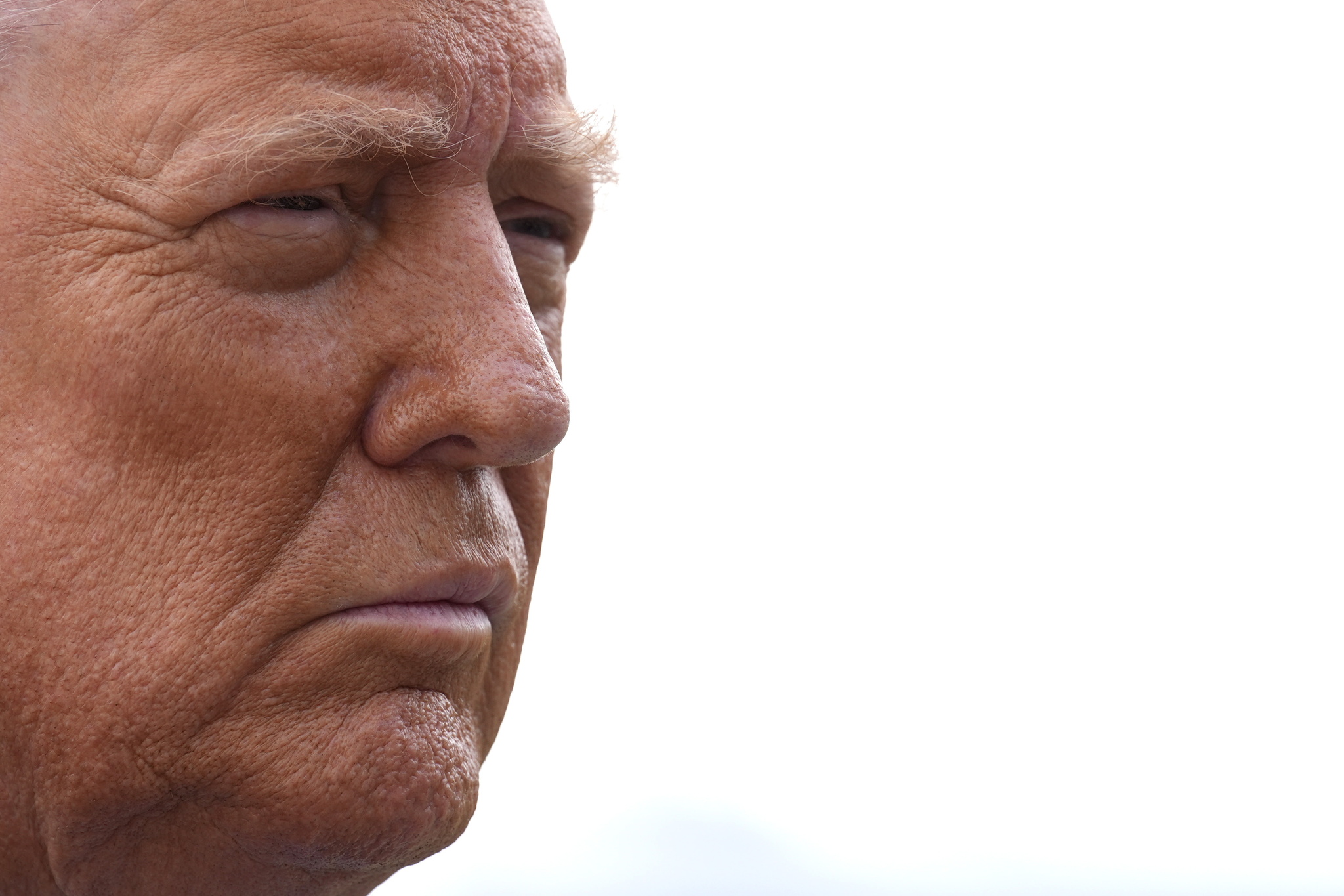 Trump ayer en la Casa Blanca. 
