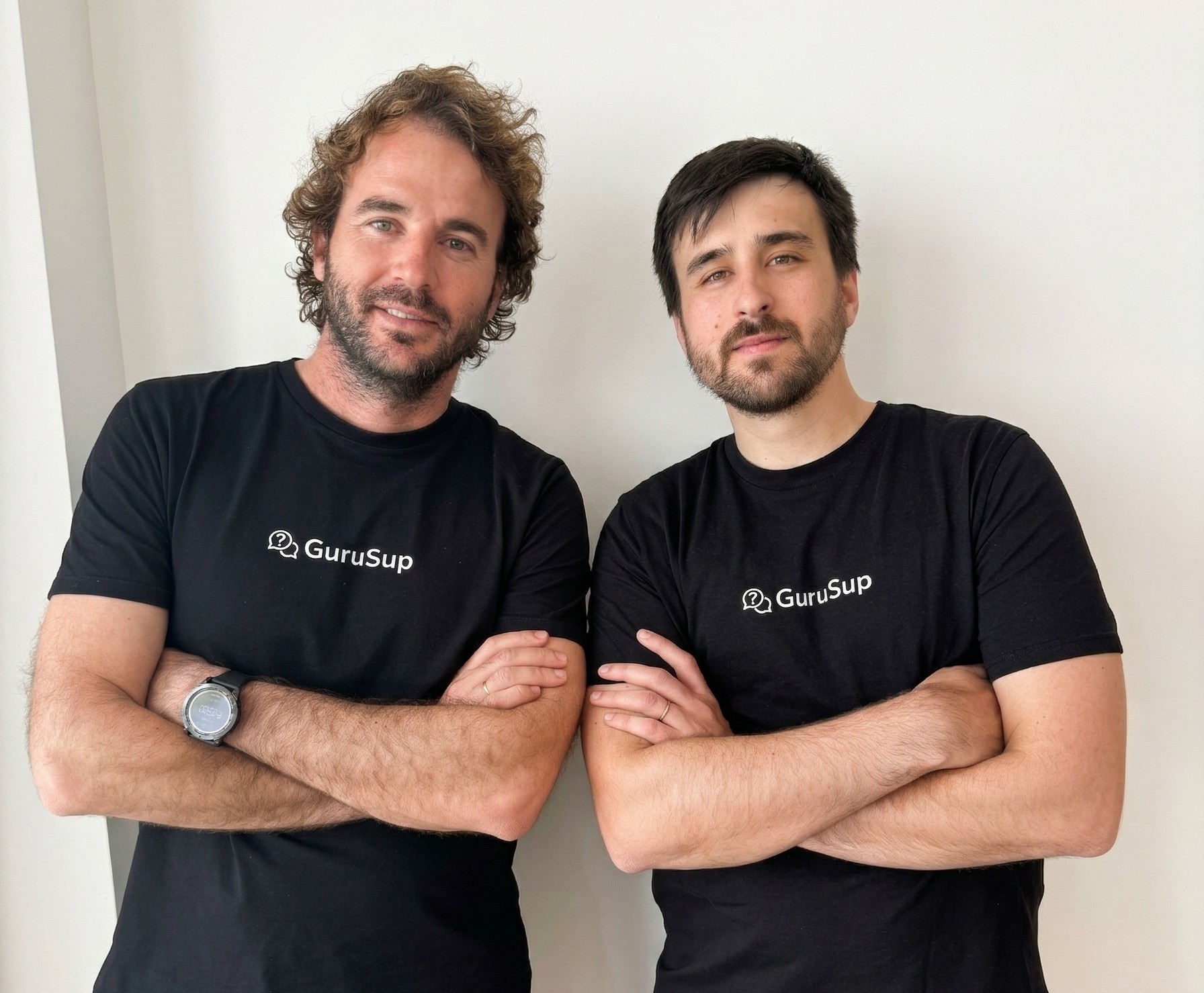 �lvaro Biel y Victor Moll�, fundadores de GuruSup.