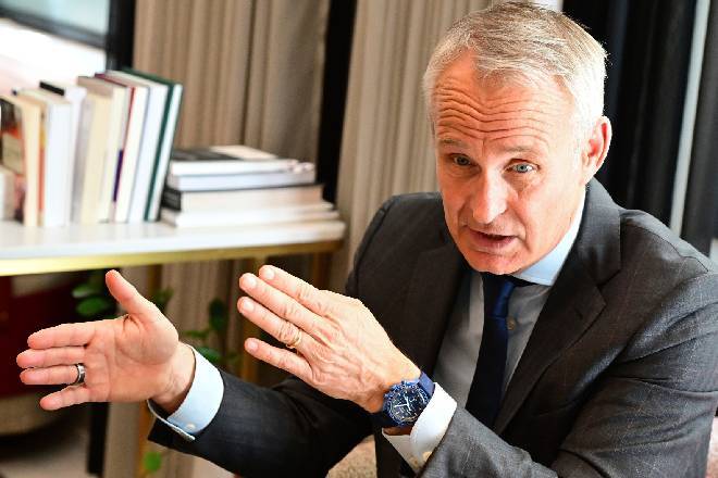 Jonas Prising, CEO mundial de ManpowerGroup, durante la entrevista con EXPANSI�N en Madrid.