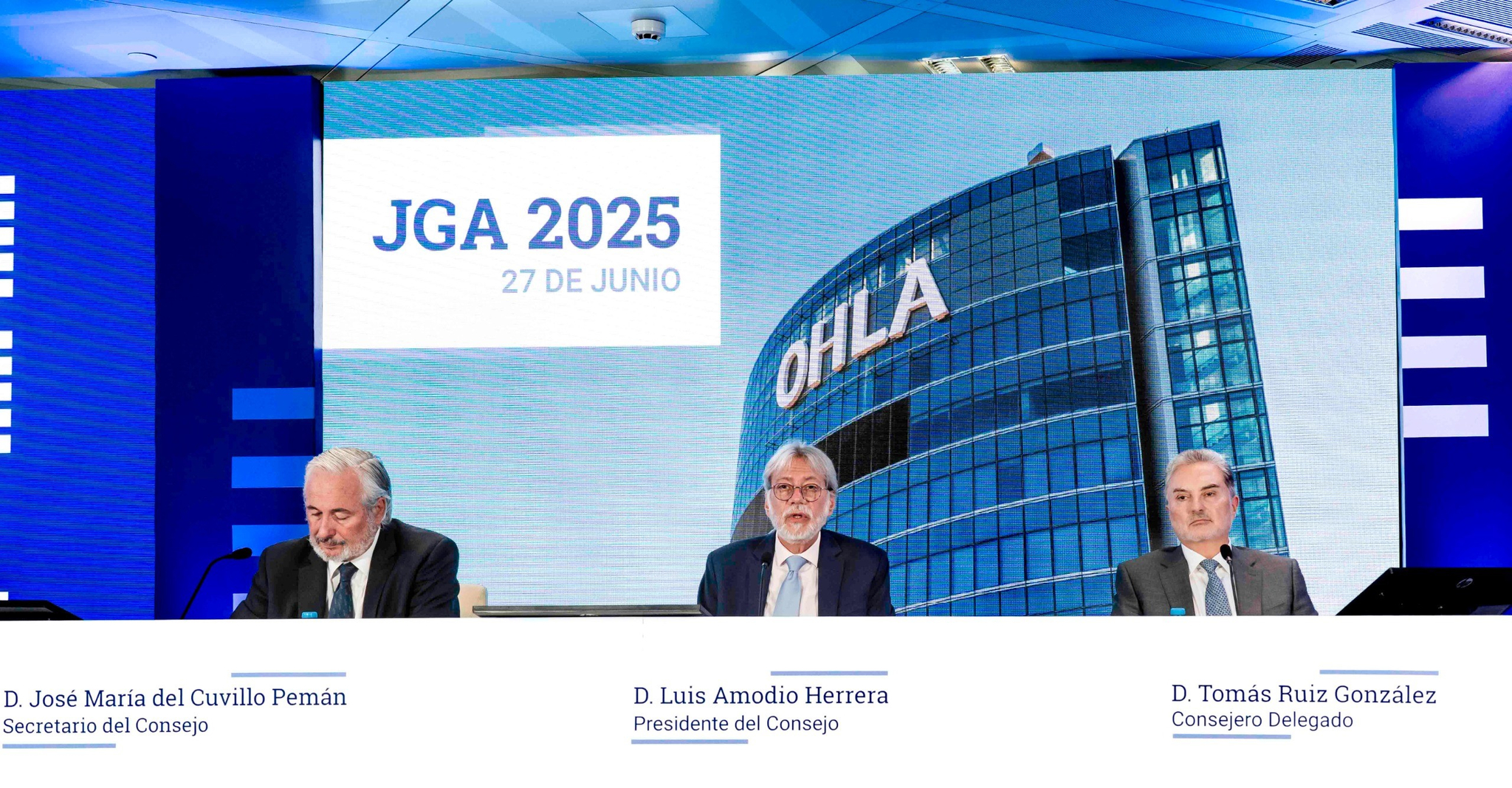 Los Amodio elevan hasta el 29% su peso  en el capital de OHLA