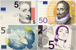 Beethoven, Cervantes o un pájaro: así son los nuevos billetes de euro