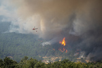 Los incendios de Madrid y Ávila evolucionan "despacio", pero de "manera positiva"