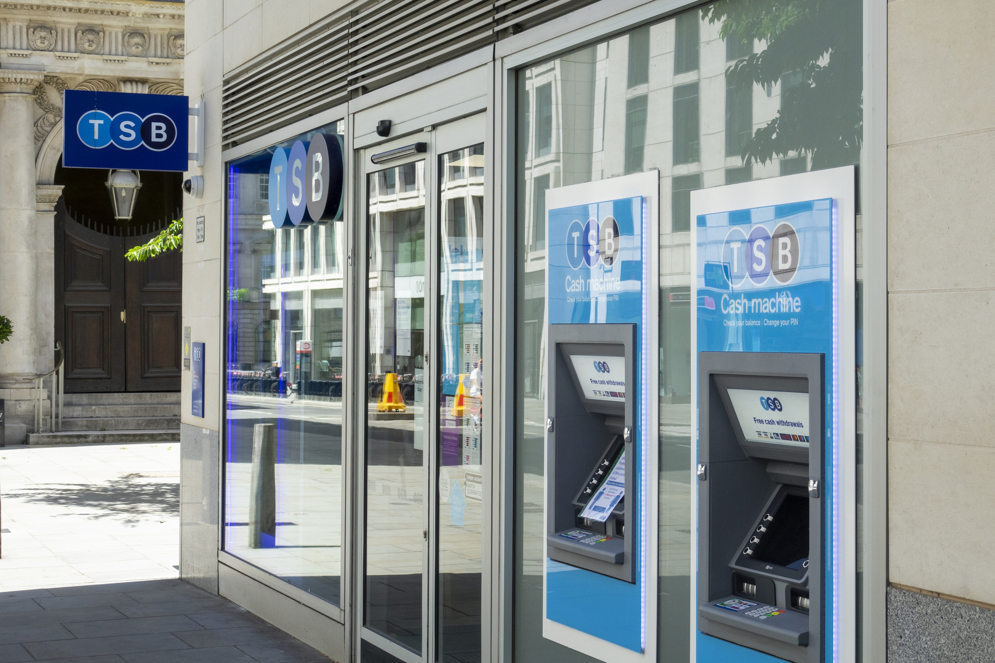 Sucursal de TSB en Reino Unido.