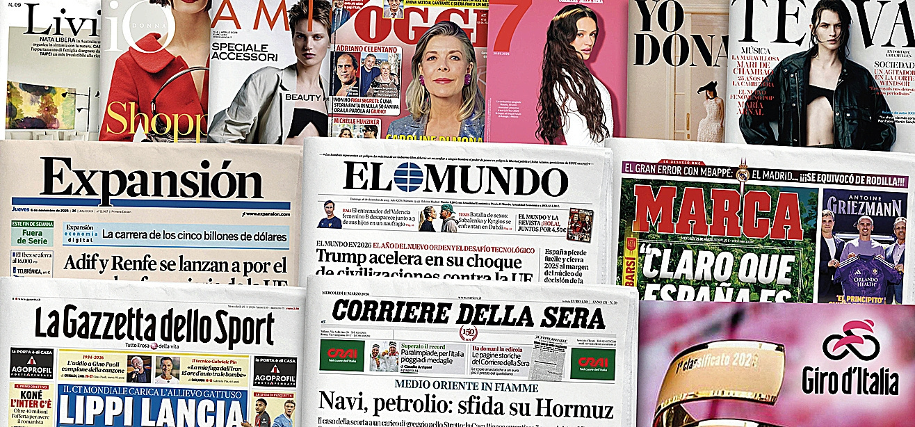 RCS MediaGroup alcanza unos ingresos de 428 millones en el primer semestre