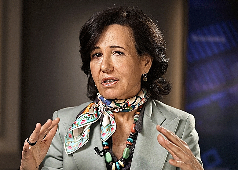 Ana Bot&iacute;n, presidenta de Santander.