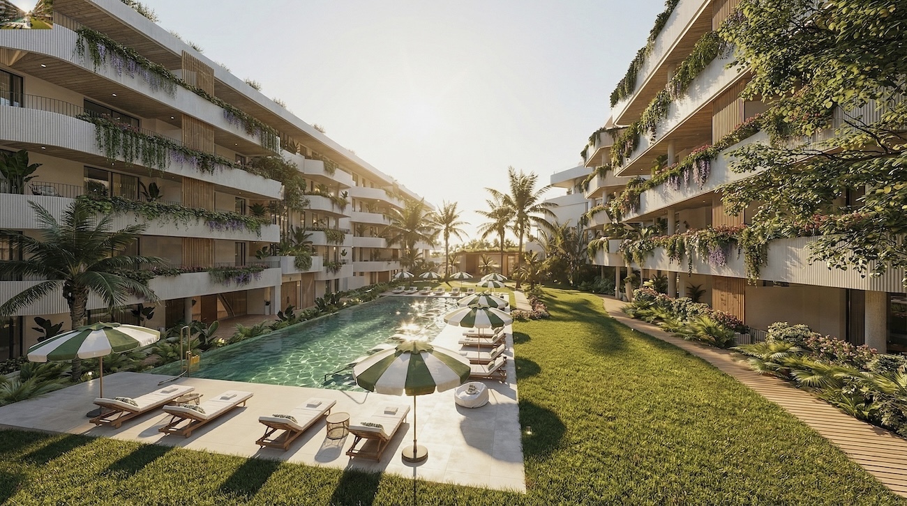 Más allá del Pet Spa, The Grove es una promoción de 139 viviendas y una inversión superior a los 70 millones de euros, con licencia concedida y obra ya iniciada y ubicada en Marbella West, un distrito en plena transformación dentro del entorno de San Pedro Alcántara.
