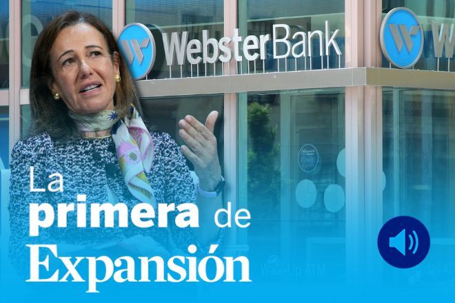 La Primera de Expansión sobre Santander, Webster, farmacéuticas y BBVA