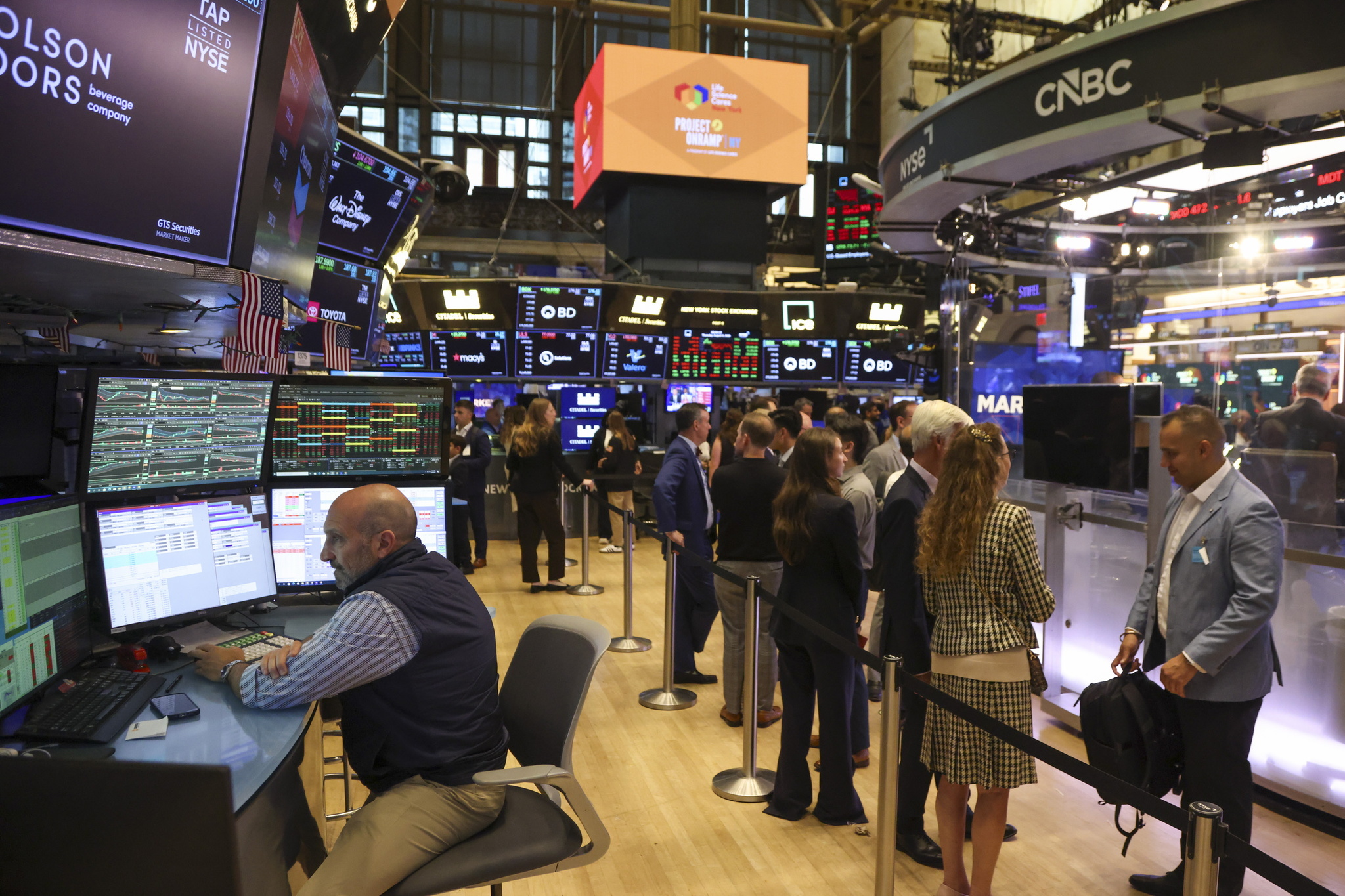 Los dos grandes focos de la semana en Bolsa