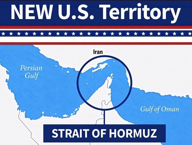 Trump afirma que el estrecho de Ormuz es un "nuevo territorio estadounidense"