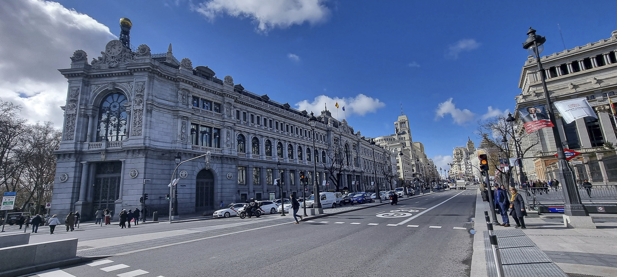 Sede del Banco de Espa�a, en la plaza de Cibeles de Madrid.