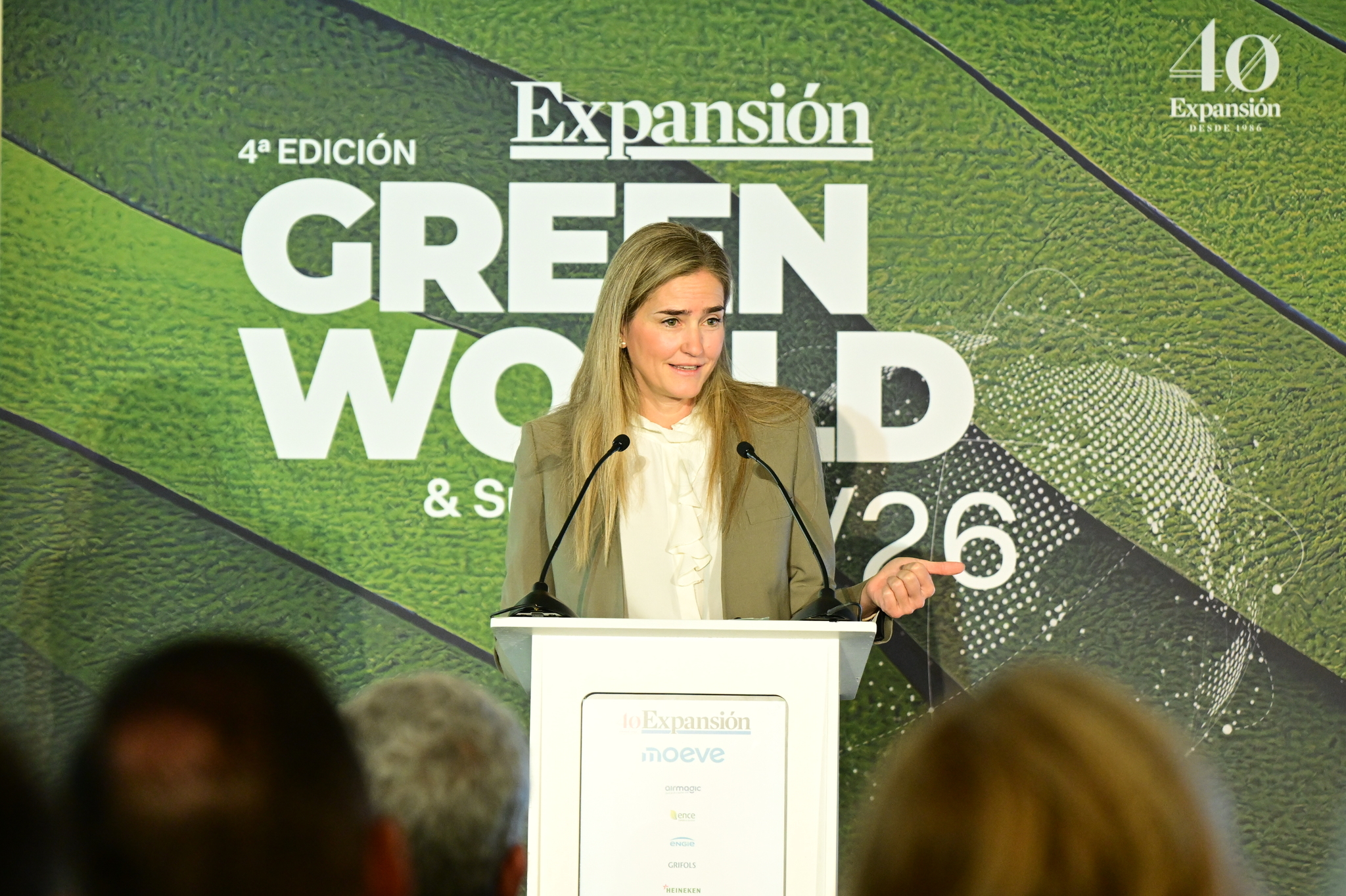 La vicepresidenta tercera y ministra para la Transici�n Ecol�gica y el Reto Demogr�fico, Sara Aagensen.